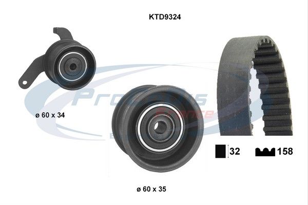 PROCODIS FRANCE Комплект ремня ГРМ KTD9324